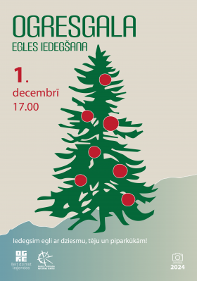 Ogresgala egles iedegšana