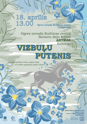 Senioru deju kopas ASTRAS koncerts VIZBUĻU PUTENIS