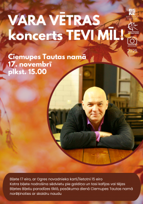 Vara Vētras koncerts TEVI MĪL!