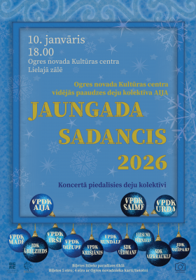 Vidējās paaudzes deju kolektīva AIJA koncerts JAUNGADA SADANCIS 2026