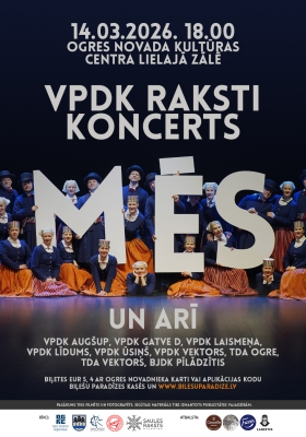 Vidējās paaudzes deju kolektīva RAKSTI koncerts MĒS