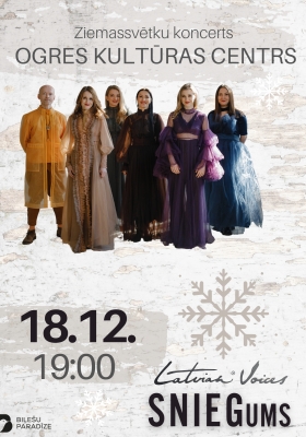 LATVIAN VOICES koncerts SNIEGums