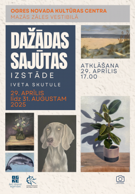 Ivetas Skutules izstādes DAŽĀDAS SAJŪTAS atklāšana