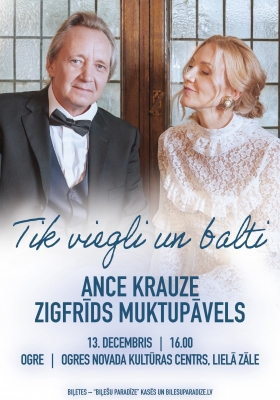  TIK VIEGLI UN BALTI | Ance Krauze un Zigfrīds Muktupāvels Ziemassvētkos
