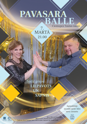 PAVASARA BALLE ar grupu LIEPAVOTS UN SAPNIS