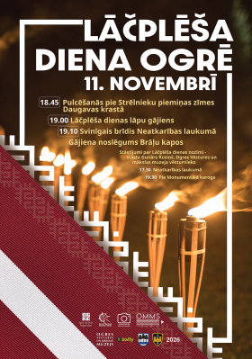 LĀČPLĒŠA DIENA OGRĒ