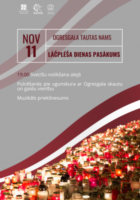 Lāčplēša dienas pasākums Ogresgalā