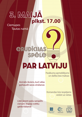 Erudīcijas spēle PAR LATVIJU