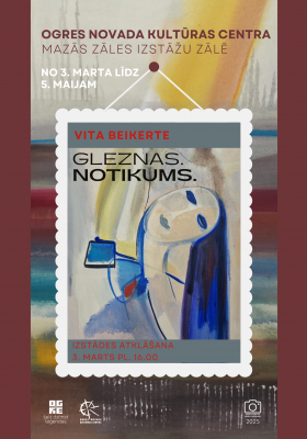 Vitas Beikertes GLEZNAS. NOTIKUMS. izstādes atklāšana