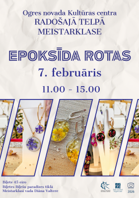 Meistarklase EPOKSĪDA ROTAS