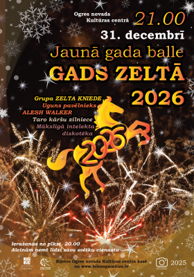Jaunā gada balle GADS ZELTĀ 2026