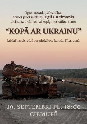 Egila Helmaņa dokumentālā filma “Kopā ar Ukrainu”