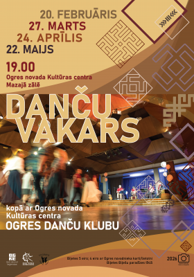 DANČU VAKARS kopā ar Ogres danču klubu