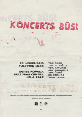 TDA OGRE | KONCERTS BŪS!