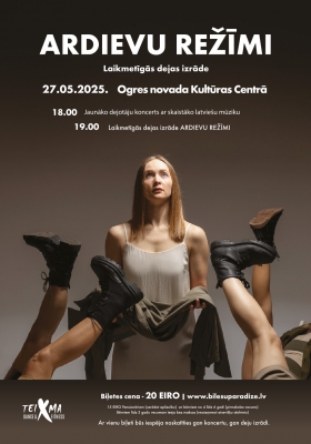 Deju studijas TEIXMA laikmetīgās dejas izrāde ARDIEVU REŽĪMI