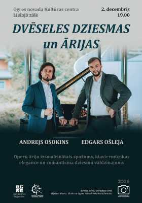 Andrejs Osokins un Edgars Ošleja DVĒSELES DZIESMAS UN ĀRIJAS