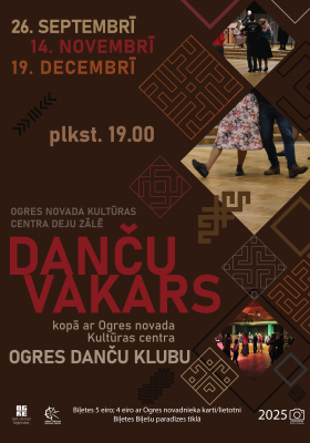 DANČU VAKARS kopā ar ONKC Ogres danču klubu