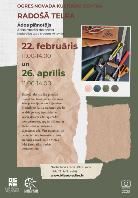  Meistarklase ĀDAS PLĀNOTĀJS