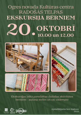 Ekskursija bērniem ONKC Radošajā telpā