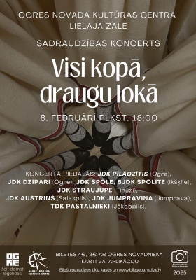 Bērnu un jauniešu deju kolektīva PĪLĀDZĪTIS sadraudzības koncerts VISI KOPĀ, DRAUGU LOKĀ