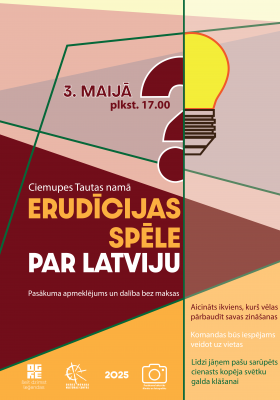 Komandu erudīcijas spēle PAR LATVIJU