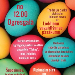 1. aprīlī Lieldienas Ogresgalā