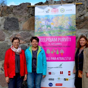 Taurupē gleznotāja Purvīša dzimtas mājās Pasaules talka