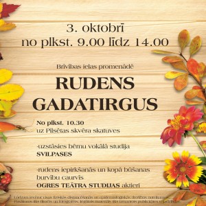 Rudens gadatirgus Ogrē