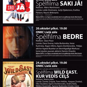 Kino vakari Ogres novada Kultūras centrā