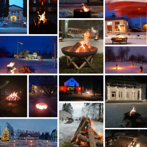 Ogres novadā dedz barikāžu piemiņas ugunskurus