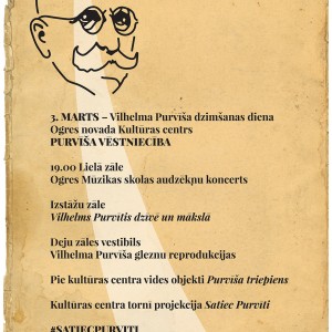 SATIEC PURVĪTI – gleznotājam Vilhelmam Purvītim 150