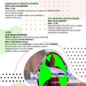 LIELDIENAS OGRĒ, OGRESGALĀ UN CIEMUPĒ