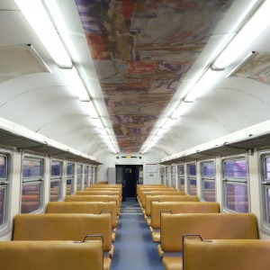 Latvijā sāk kursēt ar Vilhelma Purvīša gleznu motīviem dekorēts sabiedriskais transports