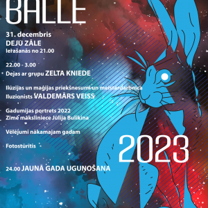 31. decembrī Ogres novada Kultūras centrā JAUNĀ GADA BALLE