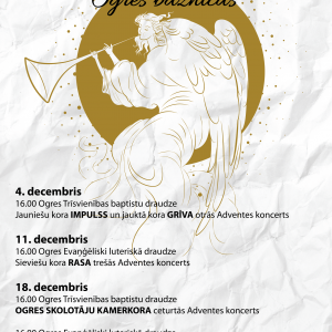 Adventes laika koncerti Ogres baznīcās