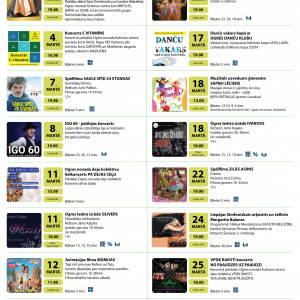 Marts Ogres novada Kultūras centrā