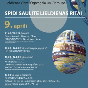 Lieldienas Ogrē, Ogresgalā un Ciemupē