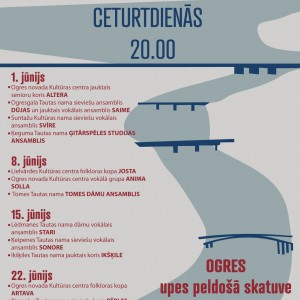 Ogrē atklāts koncertcikls UPES VAKARI