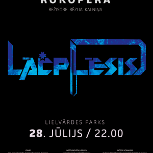 Lielvārdes parkā grandiozi izskanējusi rokopera LĀČPLĒSIS