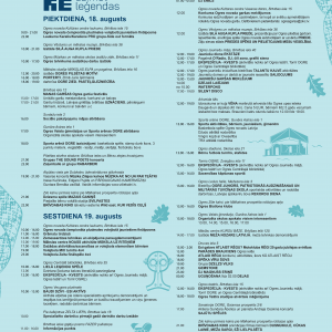 18. un 19. augustā Ogrē norisināsies pilsētas svētki ŠEIT DZIMST LEĢENDAS