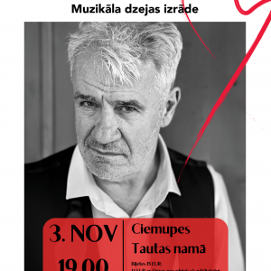 Ciemupes Tautas namā muzikāla dzejas izrāde “Mīlestības gads”