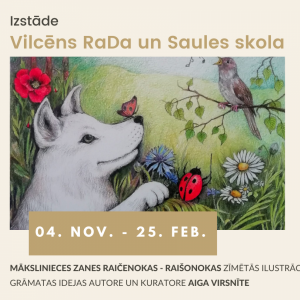 Izstāde Vilcēns RaDa un Saules skola Ogres novada Kultūras centrā