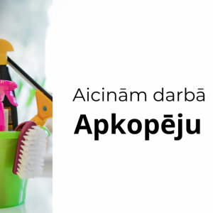 Aicinām darbā APKOPĒJU
