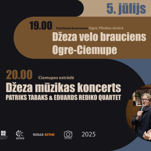 Velobrauciens un DŽEZA MŪZIKAS KONCERTS Ciemupē