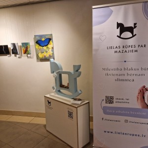 Arta Berkmaņa labdarības izstāde un izsole Ogrē