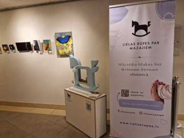 Labdarības izstāde un izsole Ogrē