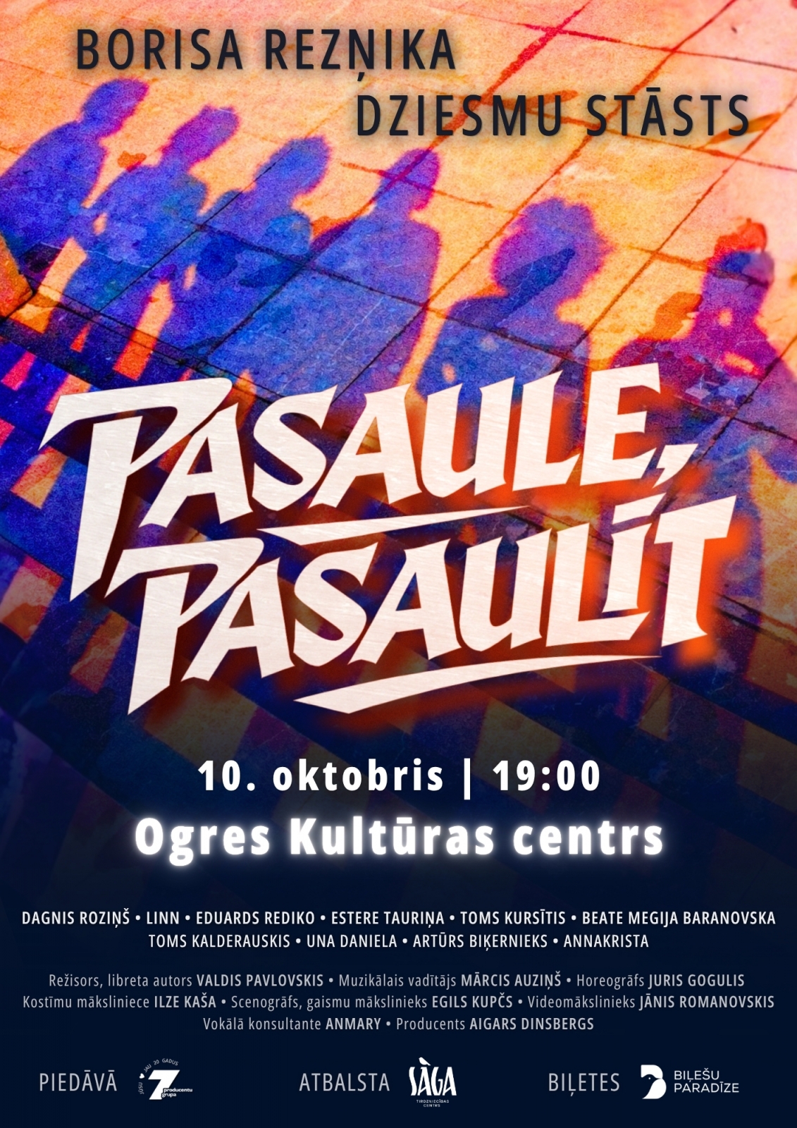 PASAULE, PASAULĪT / Borisa Rezņika dziesmu stāsts afiša